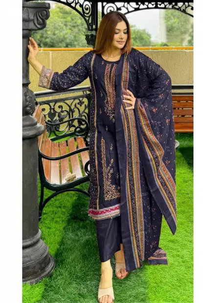 Az 1368 A and B By Alzohaib Cotton Dupatta Pakistani Salwar Suits Orders In India